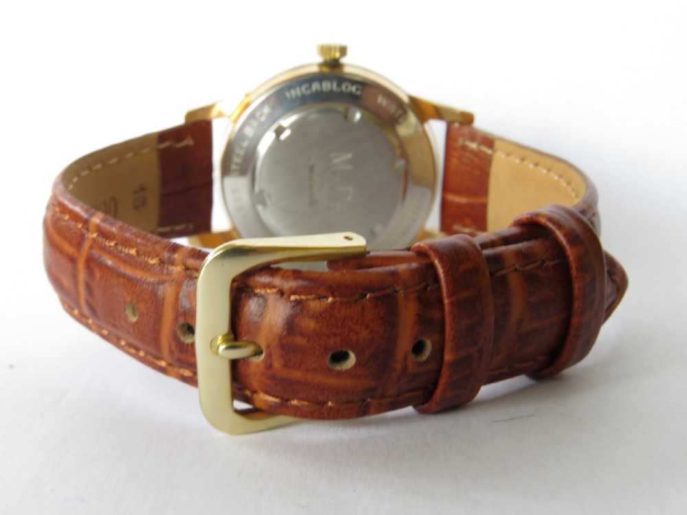 Gents 1950s MuDu Doublematic automatic wristwatch View V