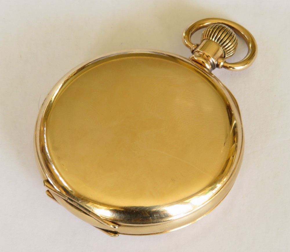 Antique Elgin half hunter pocket watch, 1925 View VI
