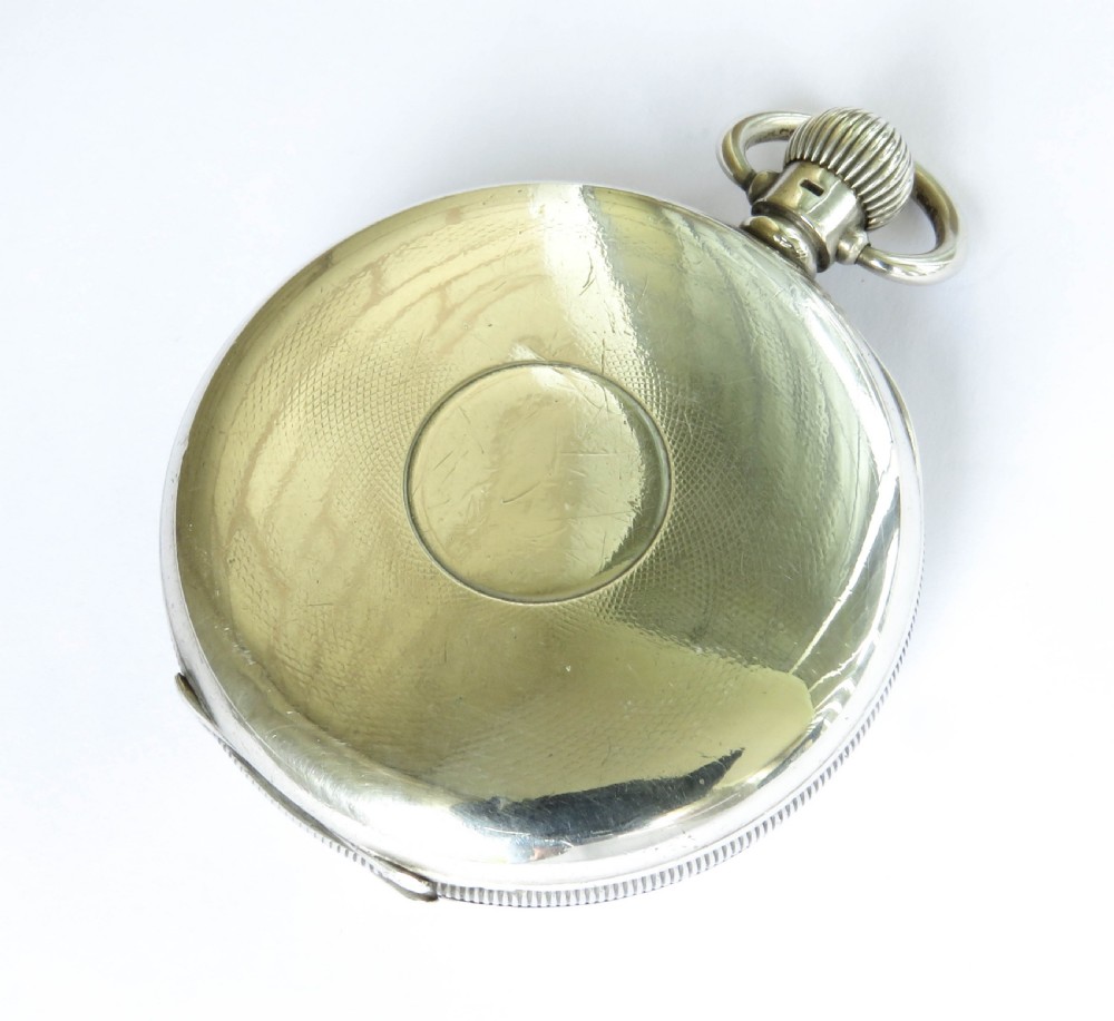 Antique silver James Wadsworth pocket watch View VI