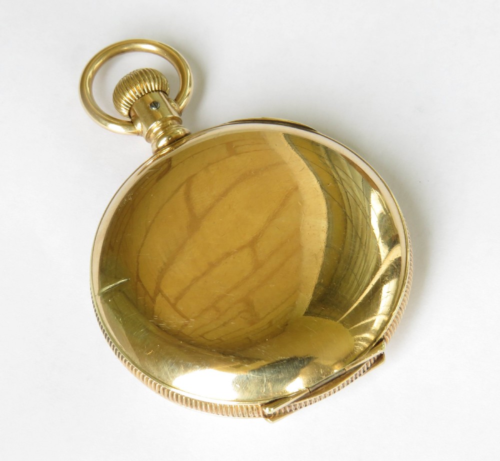 Small antique hunter pocket watch, Seth Thomas View VI