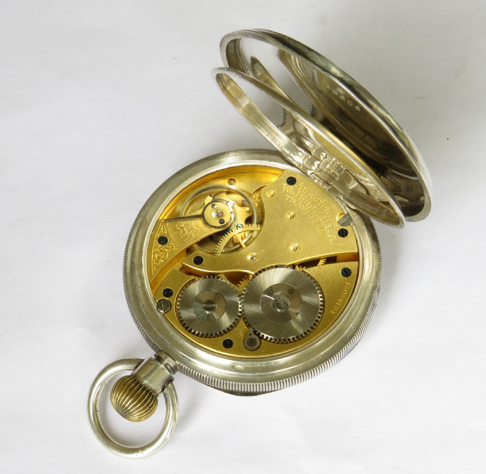 1903 silver Waltham pocket watch, Hopkins & Hopkins of Dublin View IV