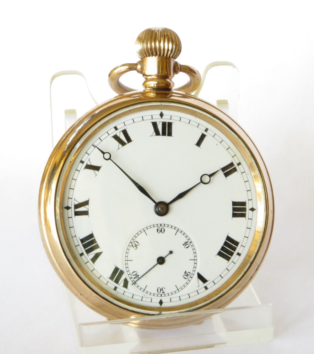 1920s Buren stem winding pocket watch View II