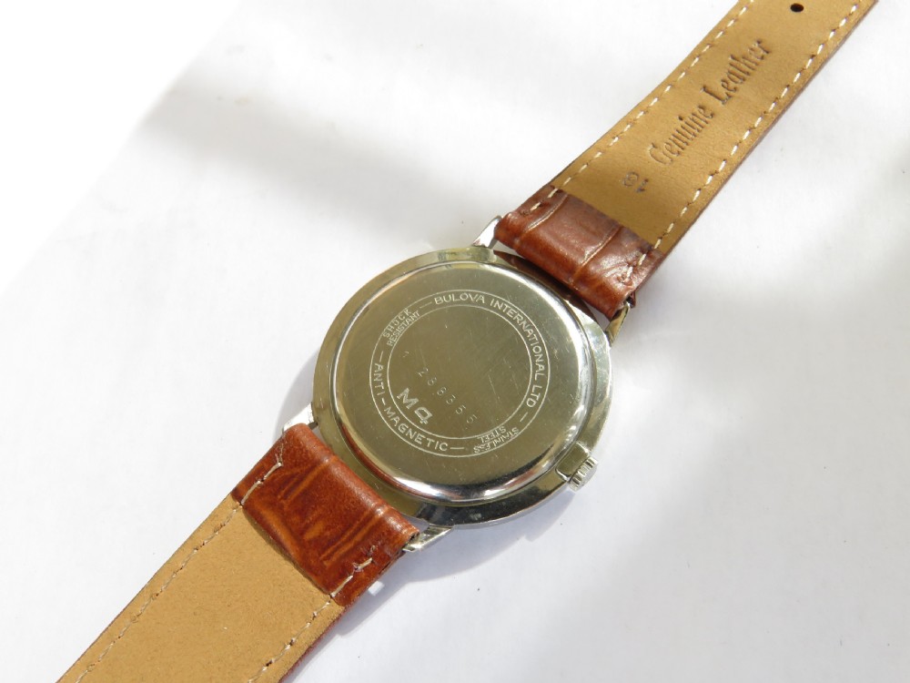 Gents Bulova wrist watch, 1964 View III