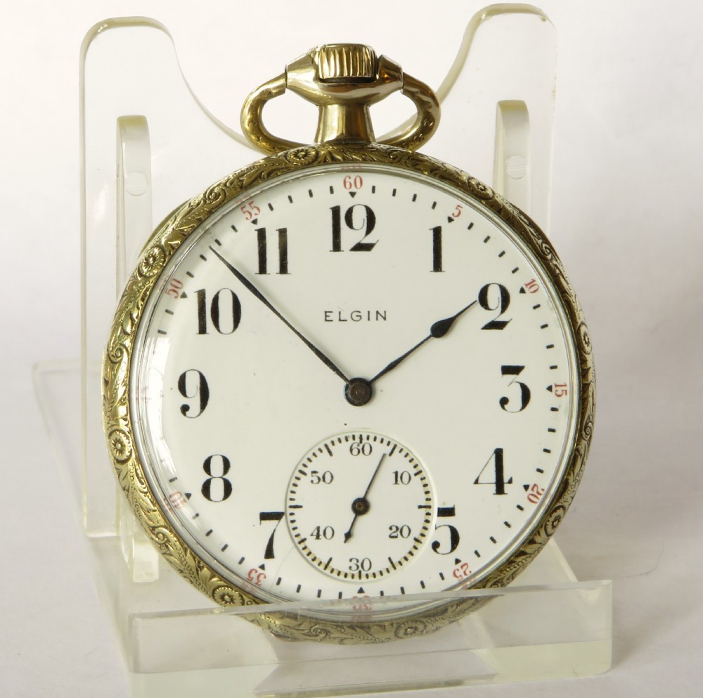 Antique Elgin pocket watch, 1912 View II