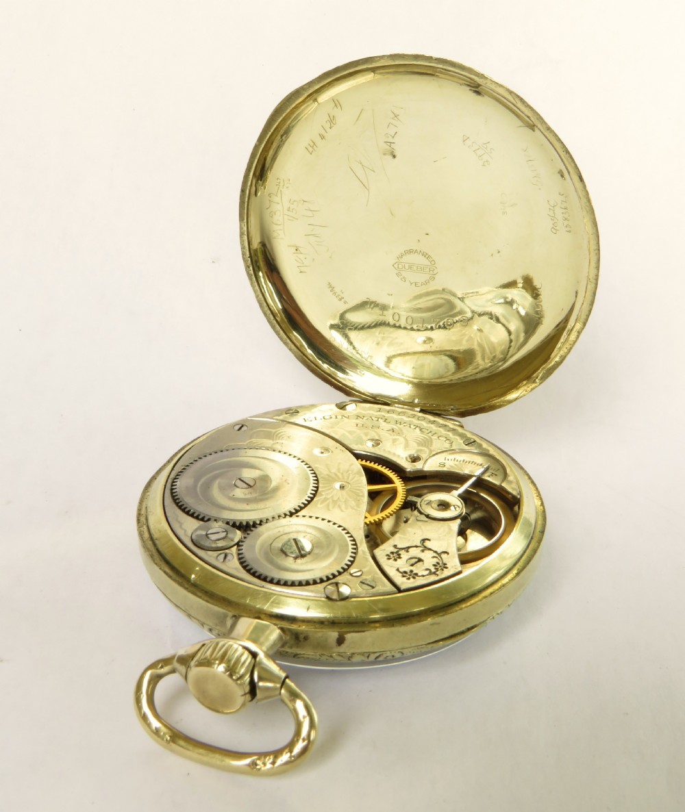 Antique Elgin pocket watch, 1912 View IV
