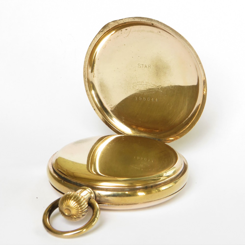 Antique Waltham Traveler full hunter pocket watch View II
