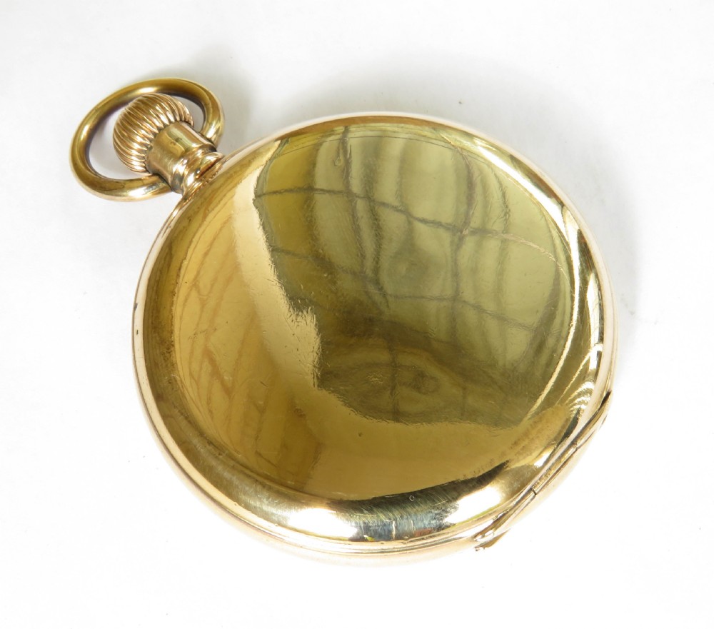 Antique Waltham Traveler full hunter pocket watch View IV