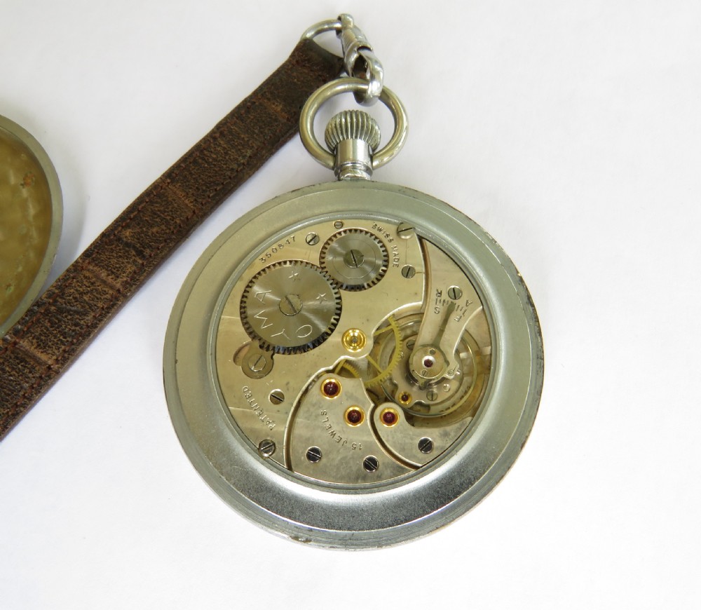 1940s Cyma military pocket watch View II