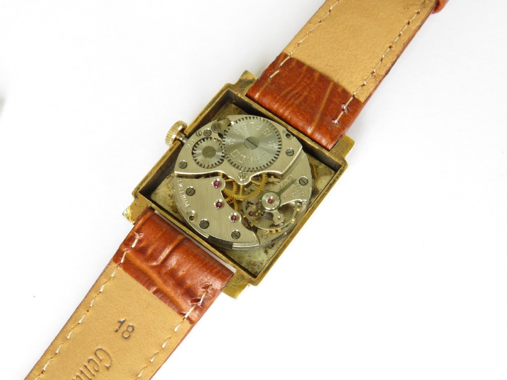 Gents 1950s Lanco wrist watch View III