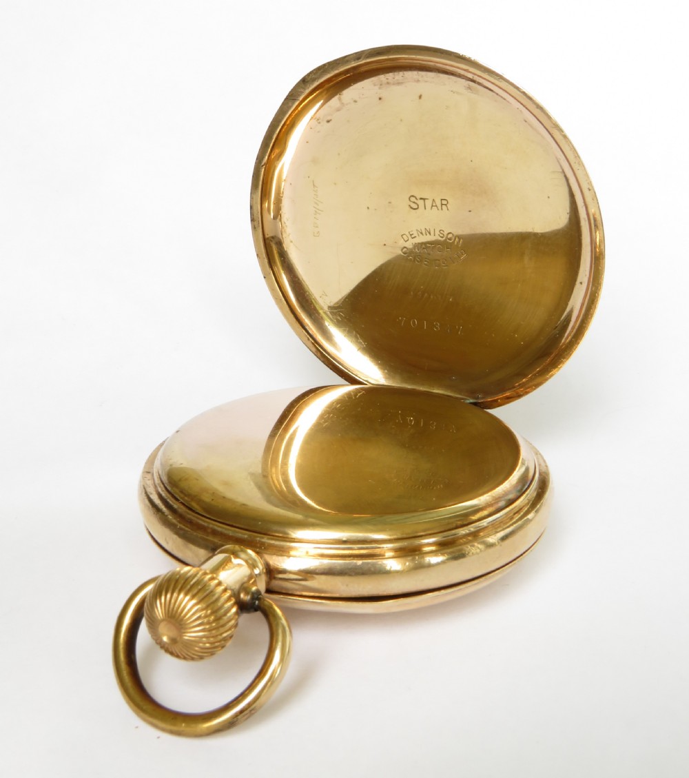 Antique Waltham Bartlett half hunter pocket watch, 1931 View IV