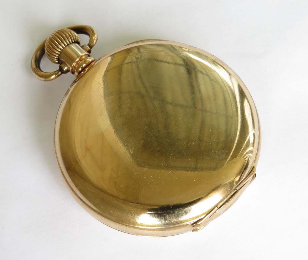 Antique Waltham Bartlett half hunter pocket watch, 1931 View VI