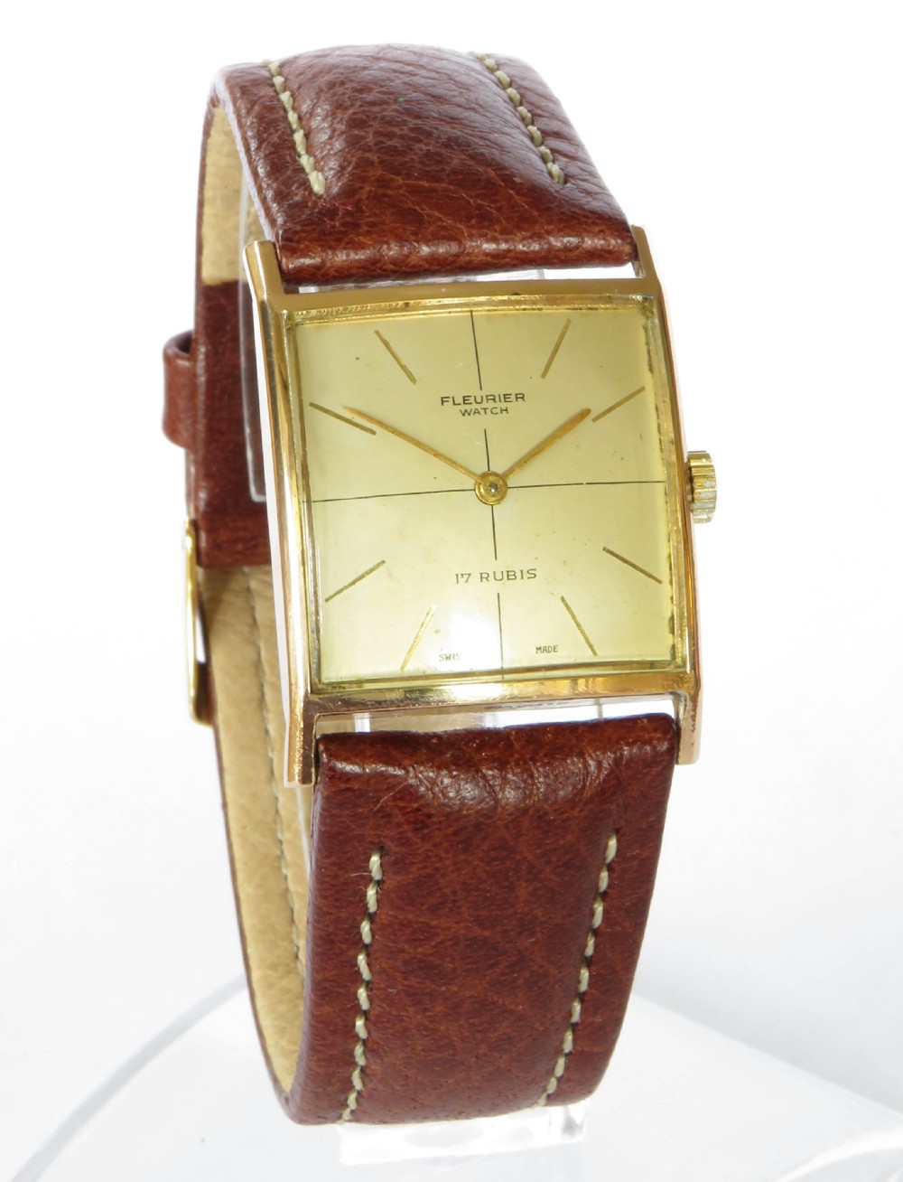 Gents 1950s Fleurier wrist watch View II