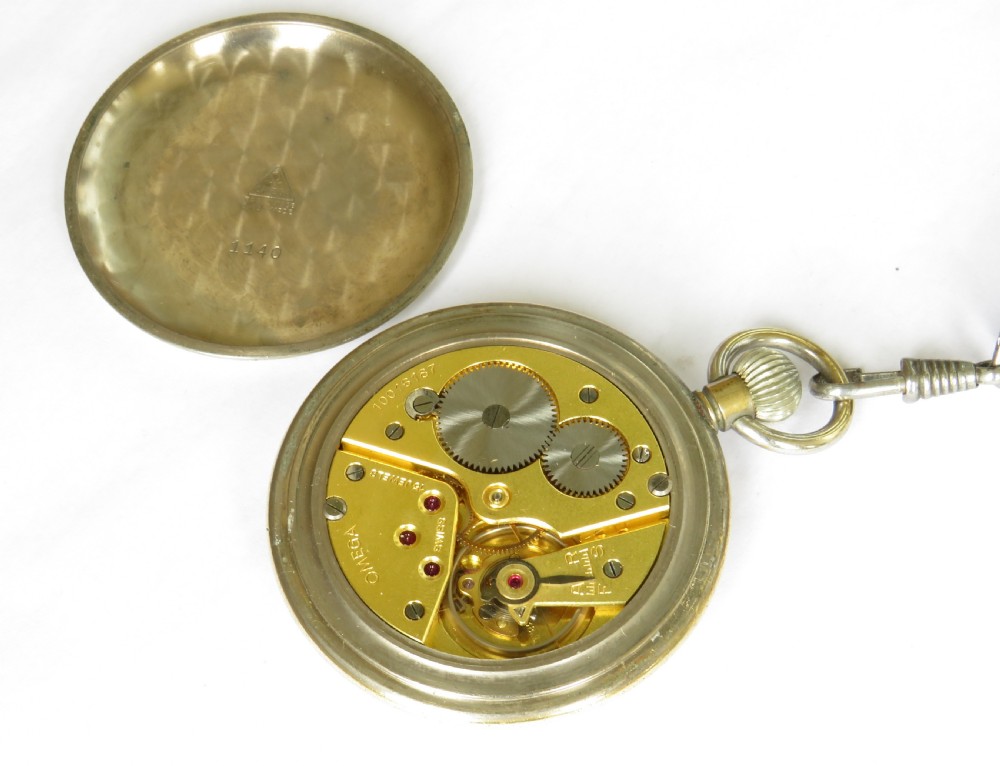 Omega military pocket watch, 1944 View III