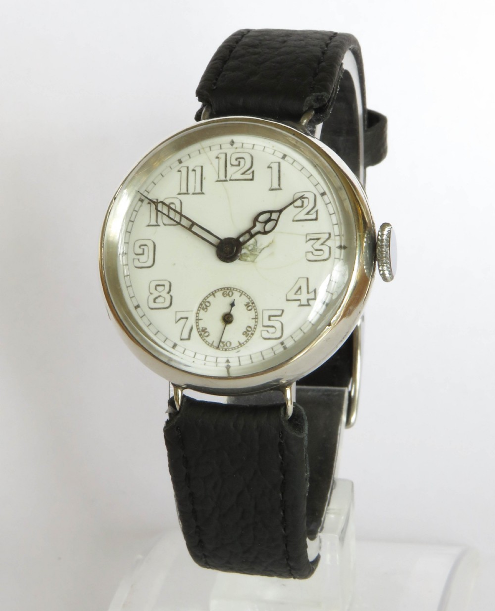 Gents silver WW1 Marconi trench watch, 1917