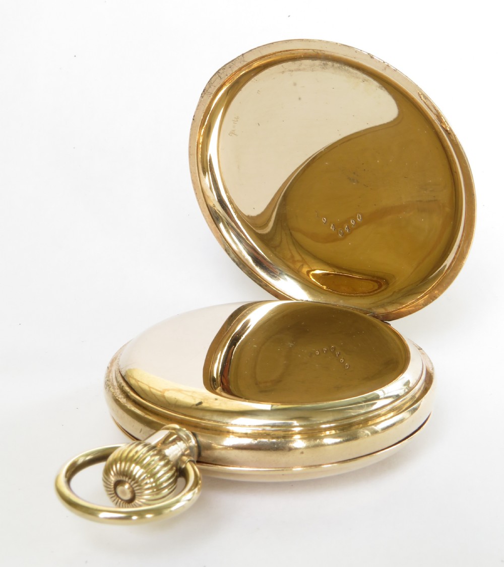 Antique half hunter pocket watch View IV
