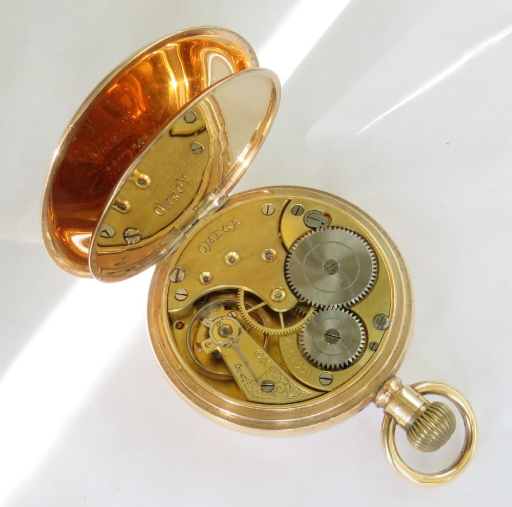 Antique Omega pocket watch, 1912 View IV