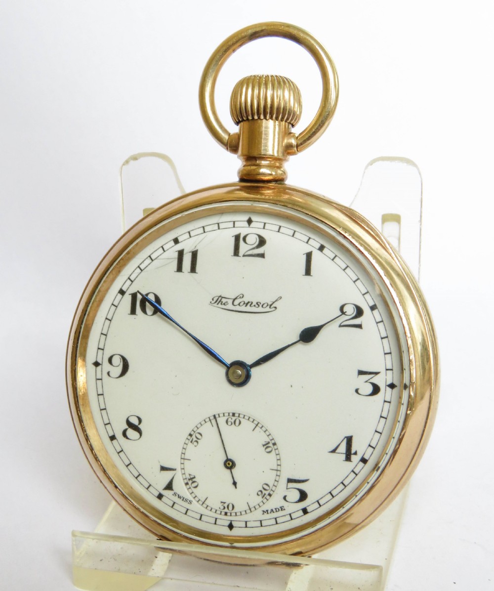 1930s ‘The Consol’ pocket watch View II
