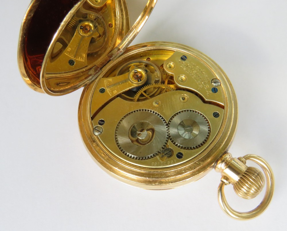 Waltham Traveler full hunter pocket watch, 1912 View IV