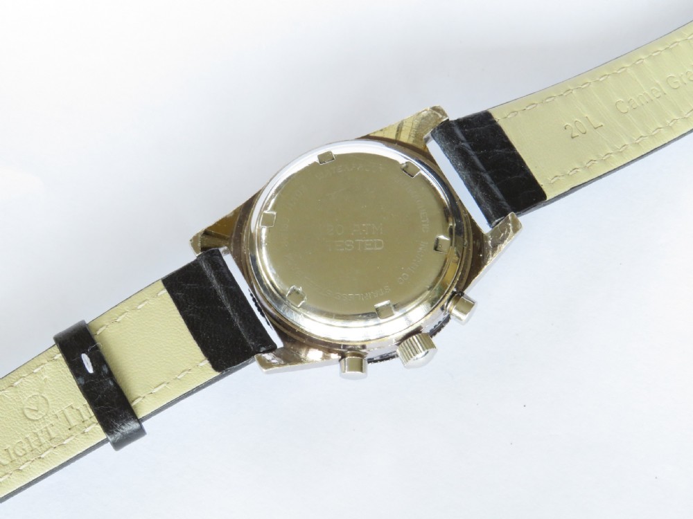 Gents 1960s Oriosa Diver’s Chronograph Wrist Watch View IV