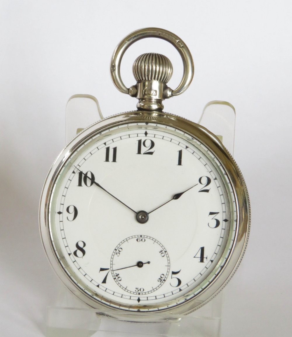 Antique silver Rode Watch Company pocket watch