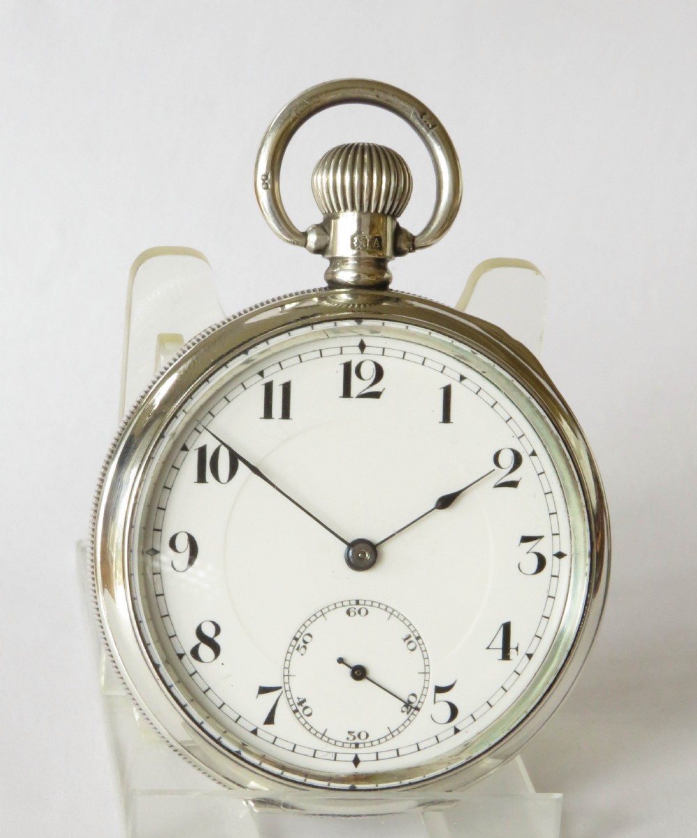Antique silver Rode Watch Company pocket watch View II