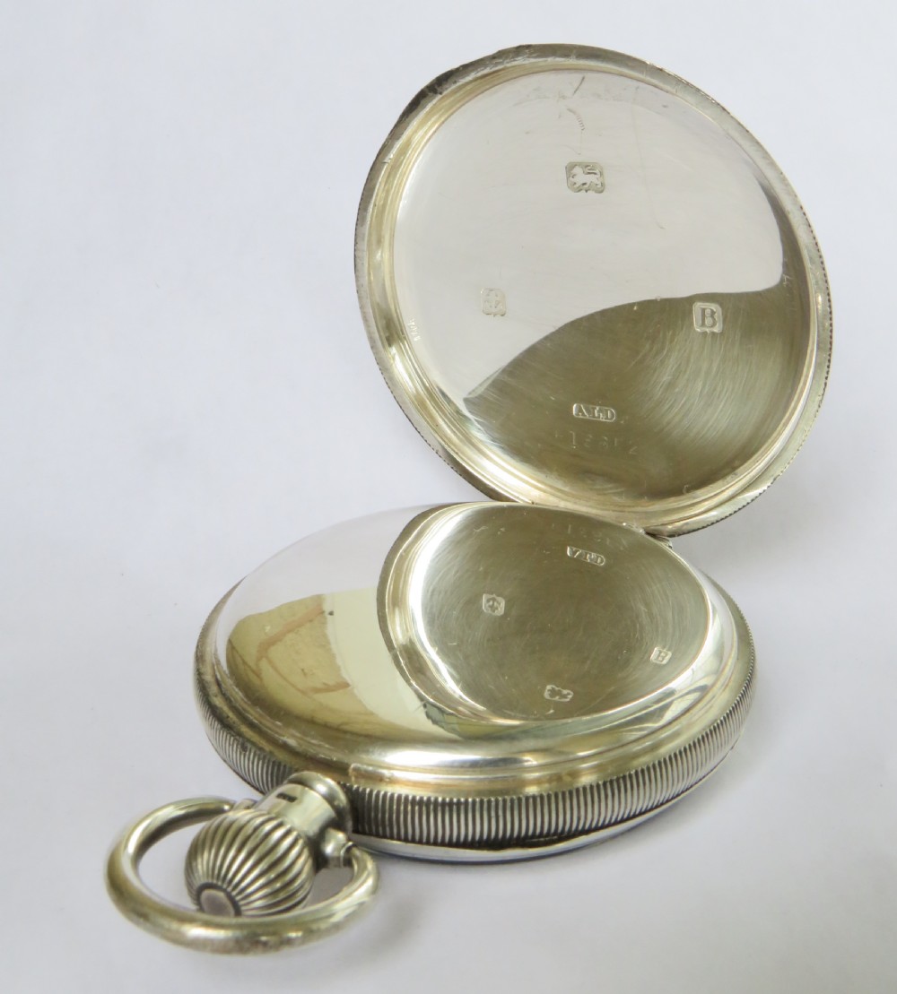 Antique silver Rode Watch Company pocket watch View IV