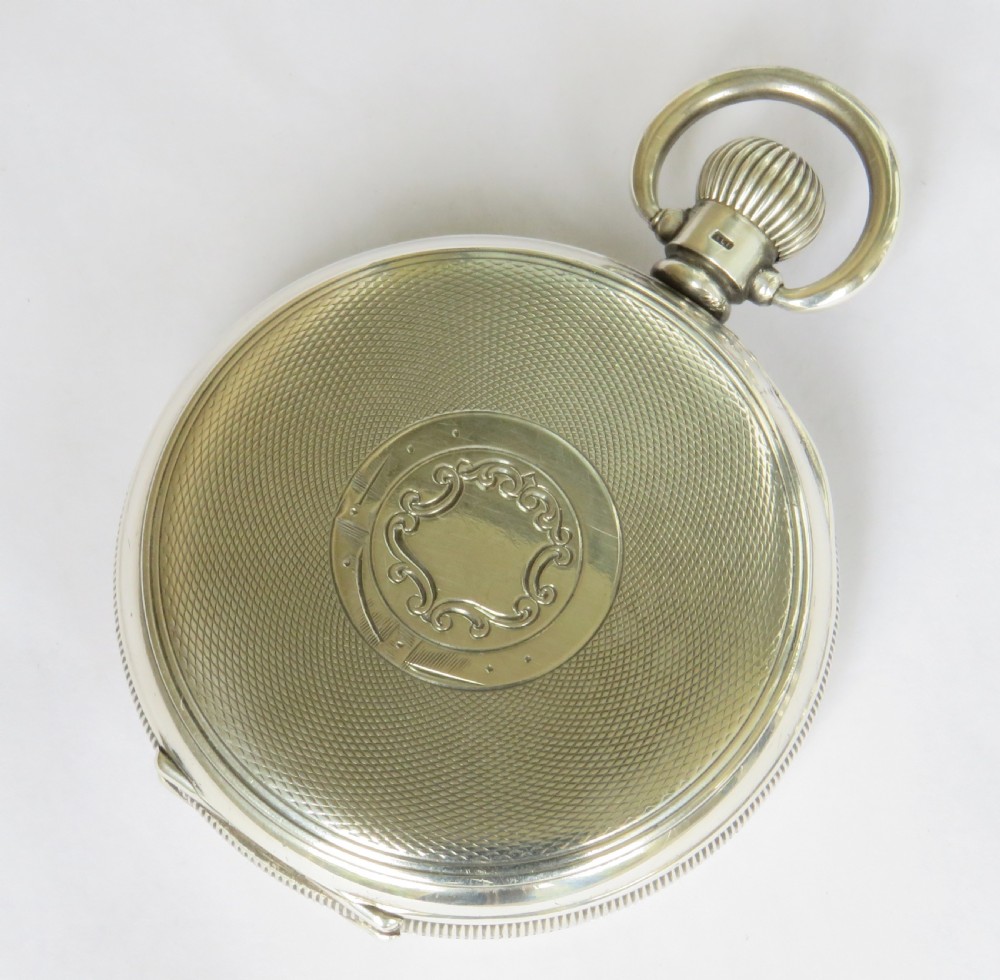 Antique silver Rode Watch Company pocket watch View V