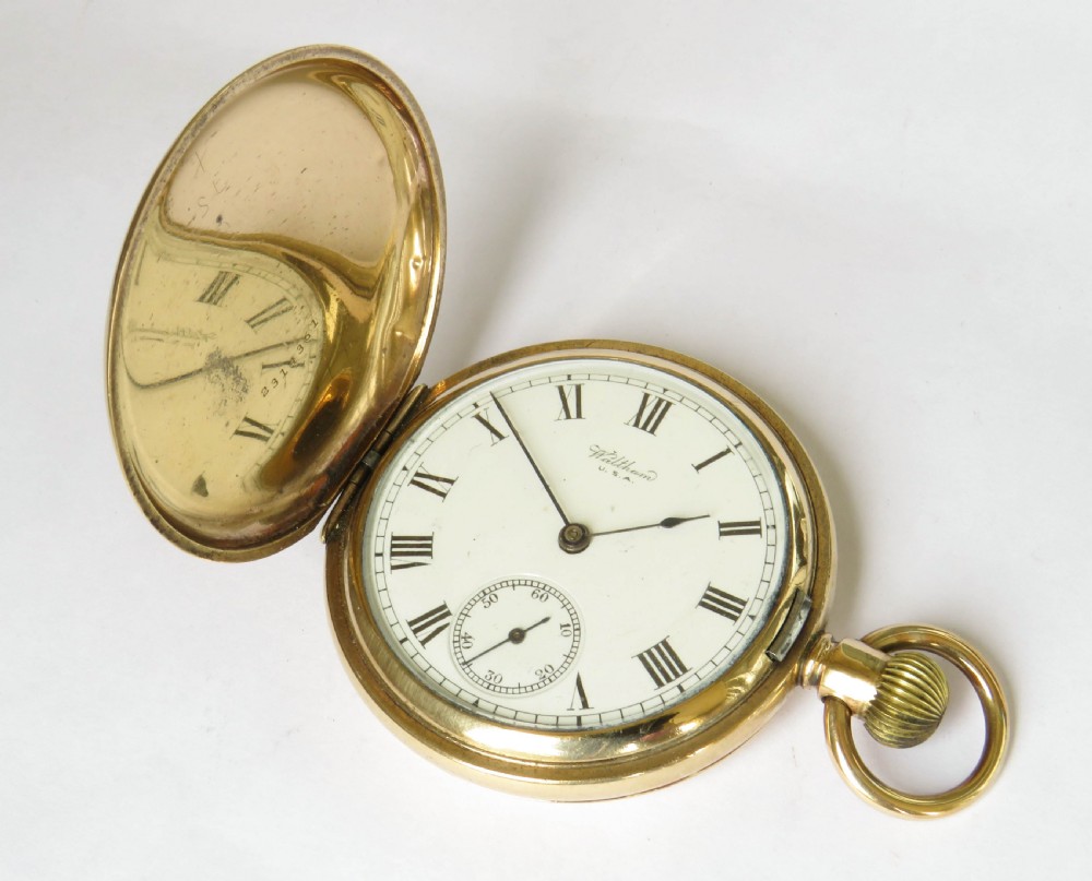 Antique Waltham Equity full hunter pocket watch, 1917 View II