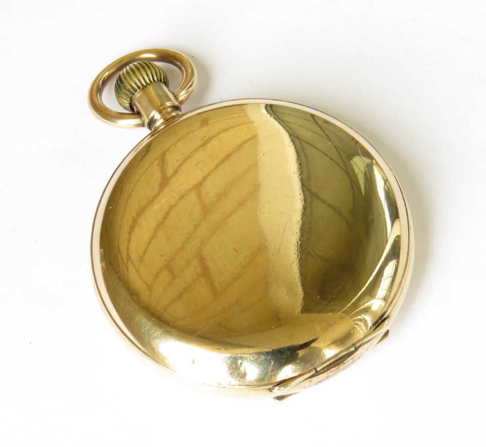Antique Waltham Equity full hunter pocket watch, 1917 View VI