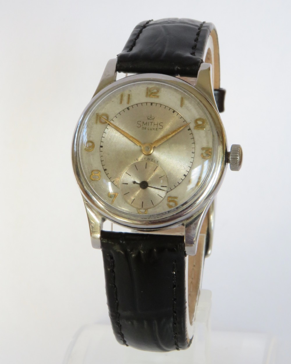 Gents Smiths De Luxe wrist watch, made in England