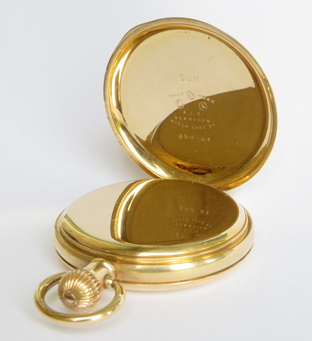 Waltham Traveler full hunter pocket watch, 1908 View III