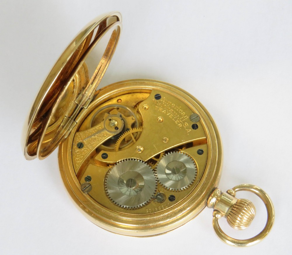 Waltham Traveler full hunter pocket watch, 1908 View IV