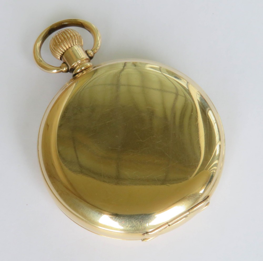 Waltham Traveler full hunter pocket watch, 1908 View VI