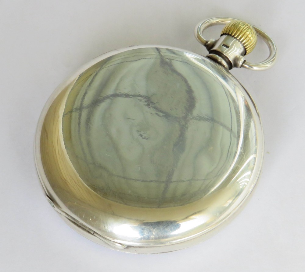 1937 silver “Everite” pocket watch from H Samuel View V