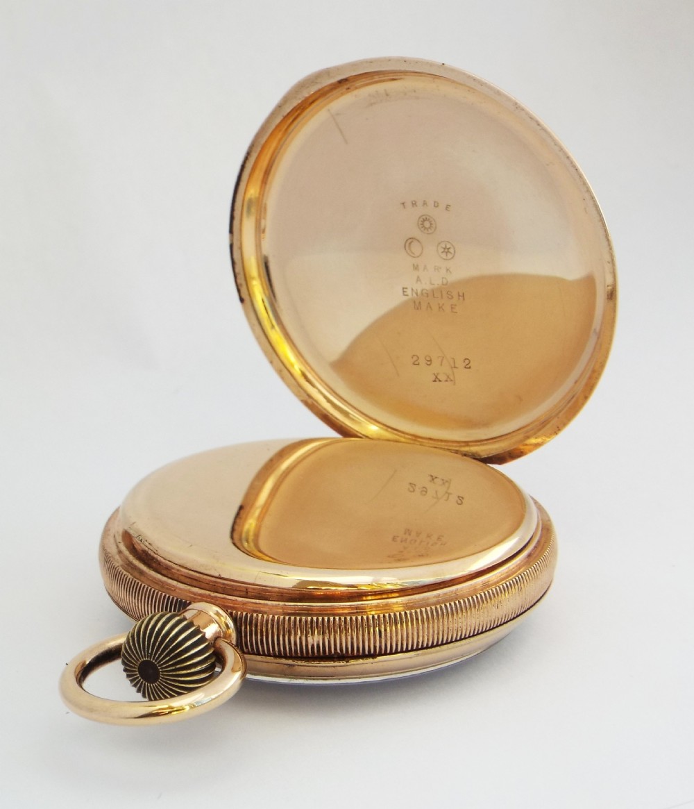 Antique Waltham pocket watch, 1915. View III