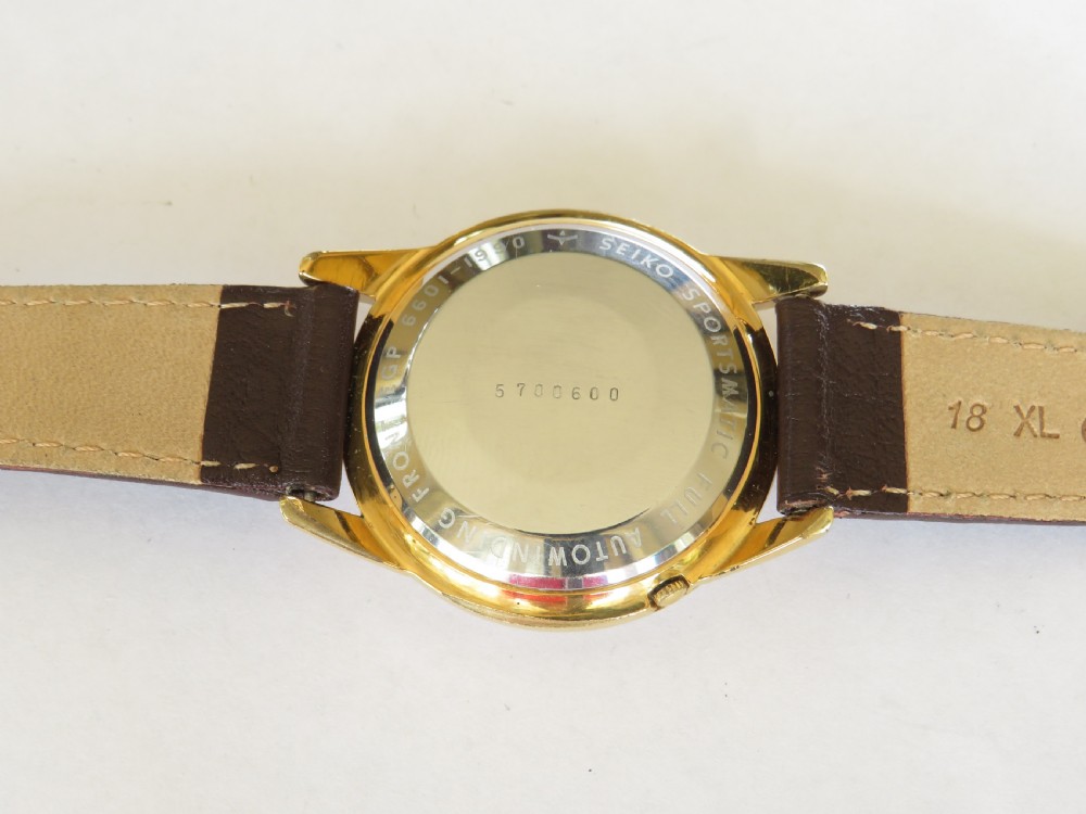 Gents Seiko Sportsmatic automatic wristwatch, 1965 View IV