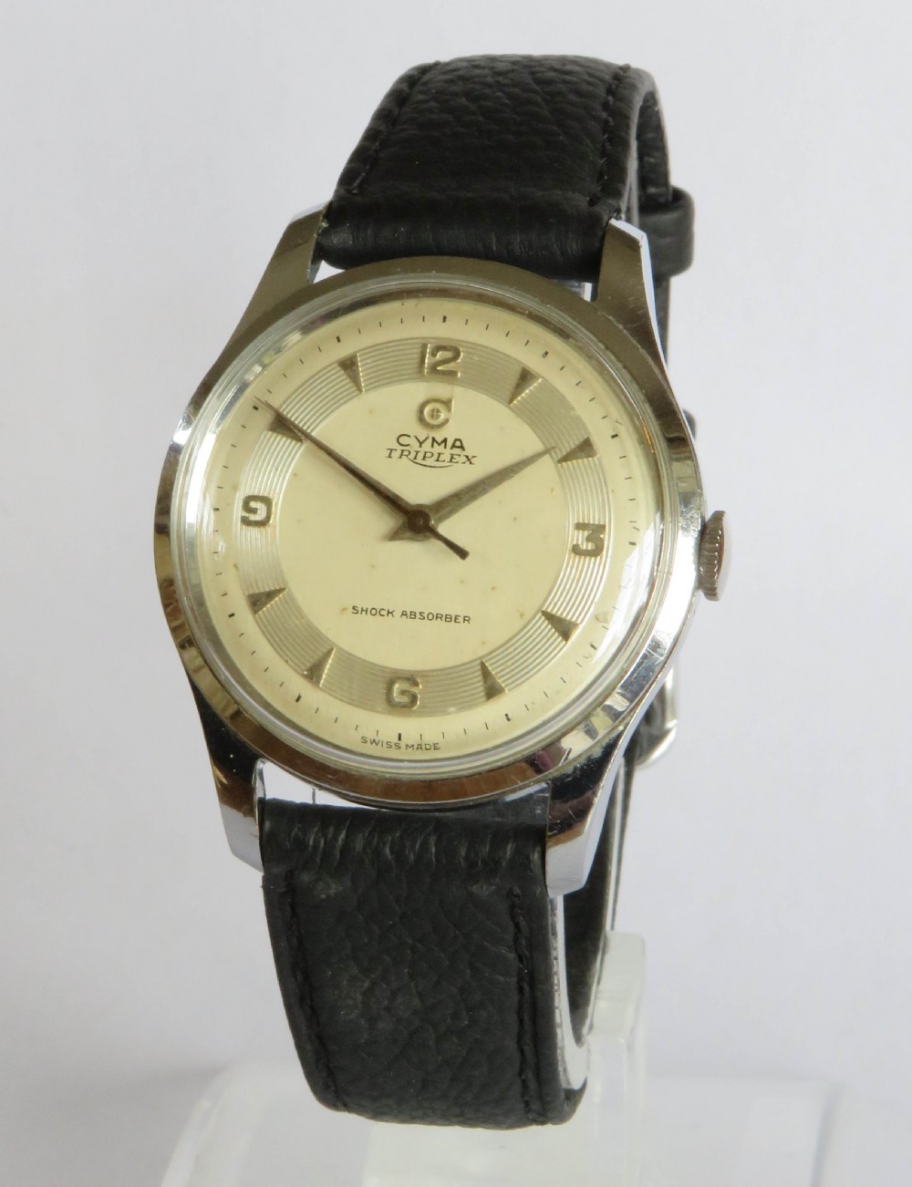 Gents 1950s Cyma Triplex wristwatch