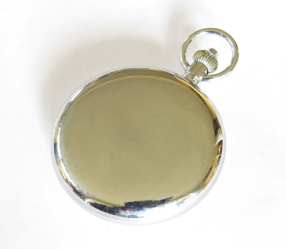 Excelsior Park chronograph pocket watch, c1950 View IV