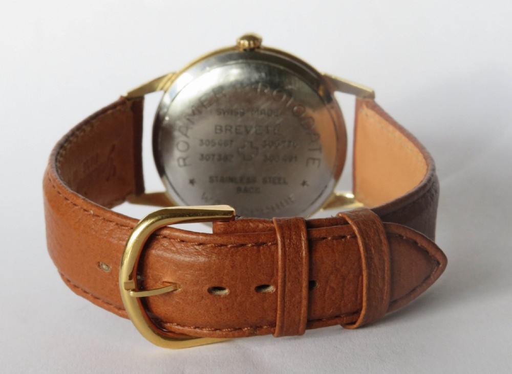 1950s Roamer Rotodate wrist watch View IV