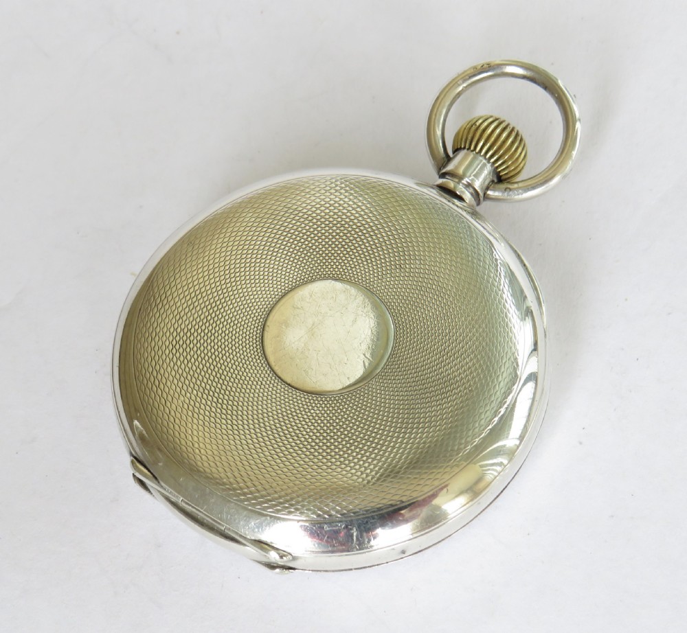 Antique silver Dimier Freres pocket watch, 1909 View VI