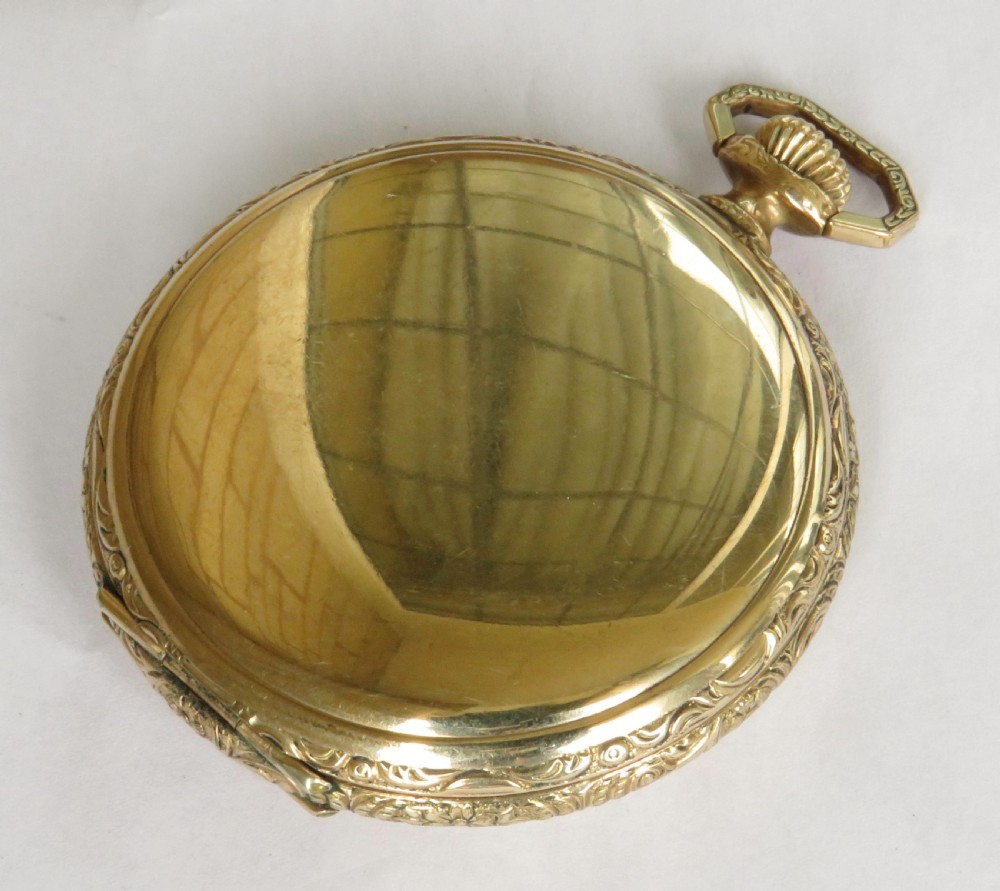 1930s Thomas Russell full hunter pocket watch View IV