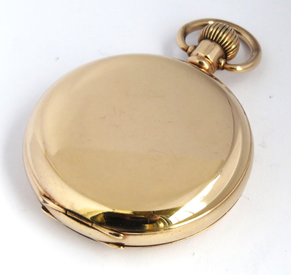 Antique Elgin full hunter pocket watch, 1928 View II