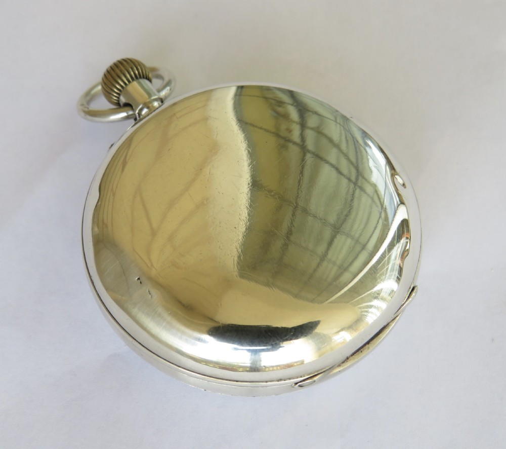 Antique silver pocket watch, Errington for Hinds View V