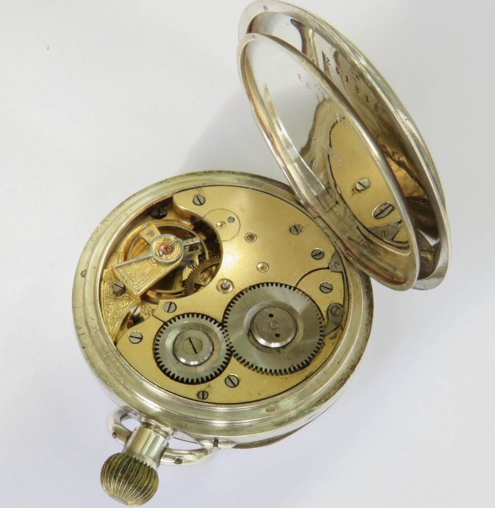 Antique Swiss silver pocket watch View IV