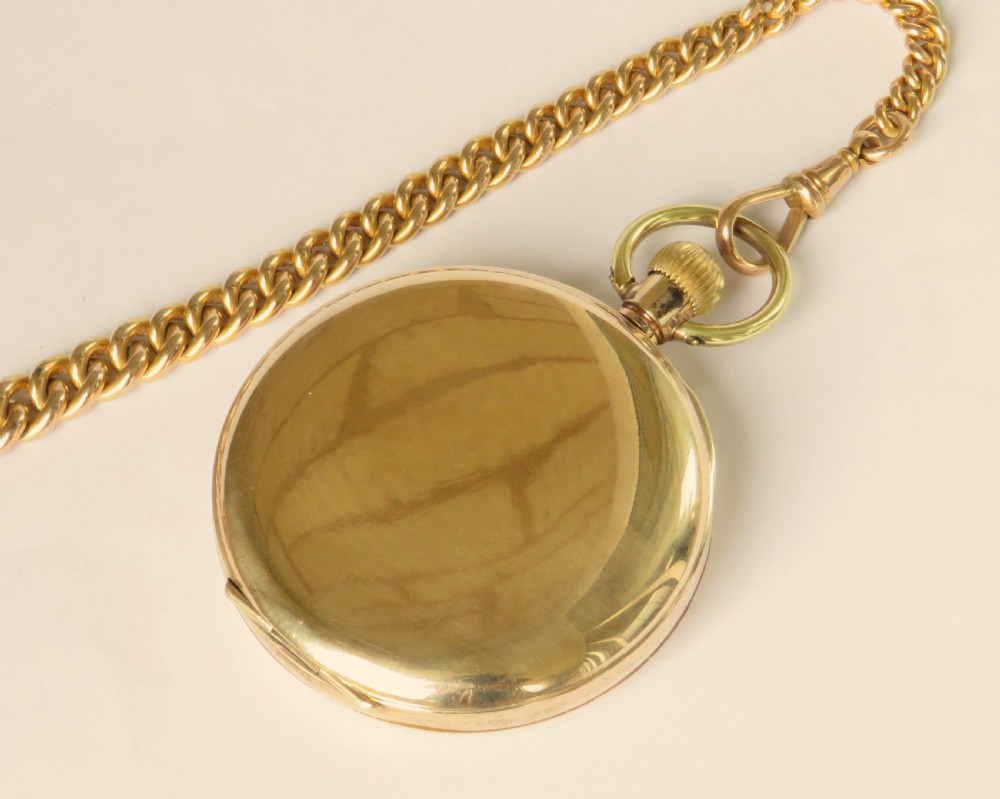Antique Swiss pocket watch and chain View IV