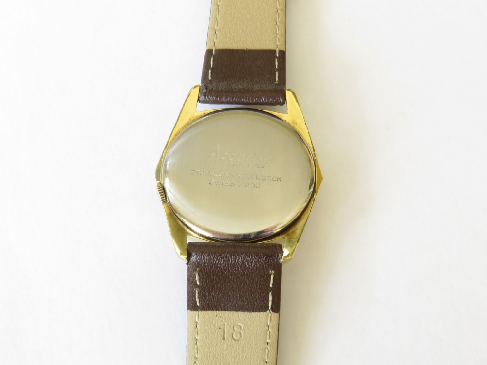 Gents 1960s Acurrist Shockmaster wrist watch View IV