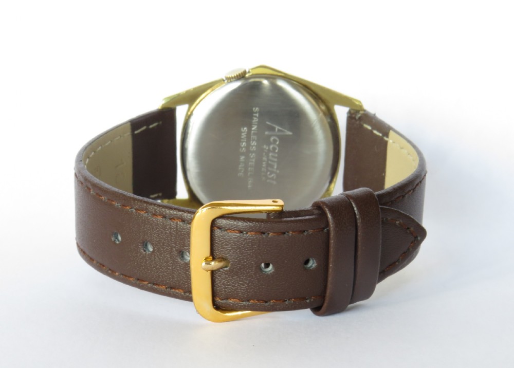 Gents 1960s Acurrist Shockmaster wrist watch View V
