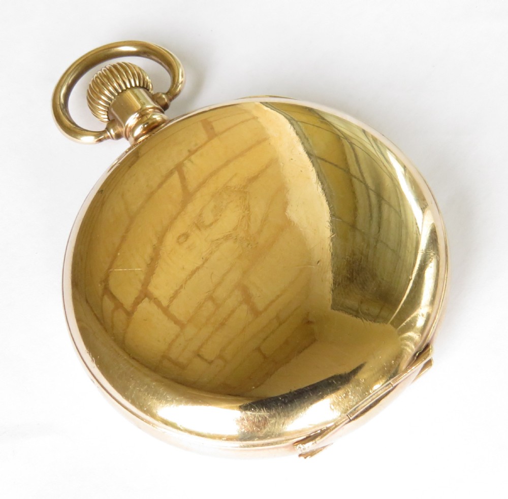 Antique 1926 Waltham full hunter pocket watch View V