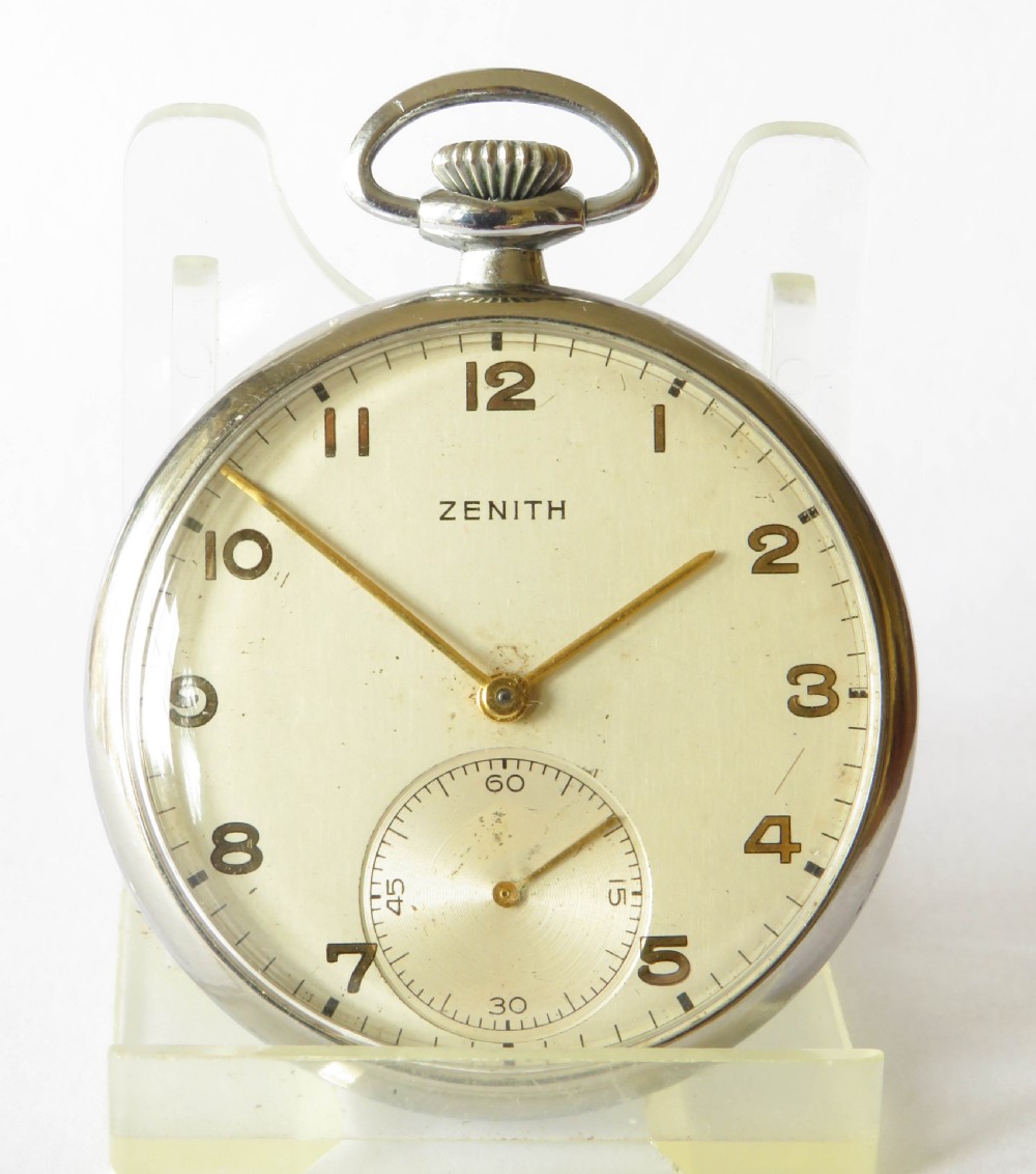 Antique Zenith pocket watch, c1940s