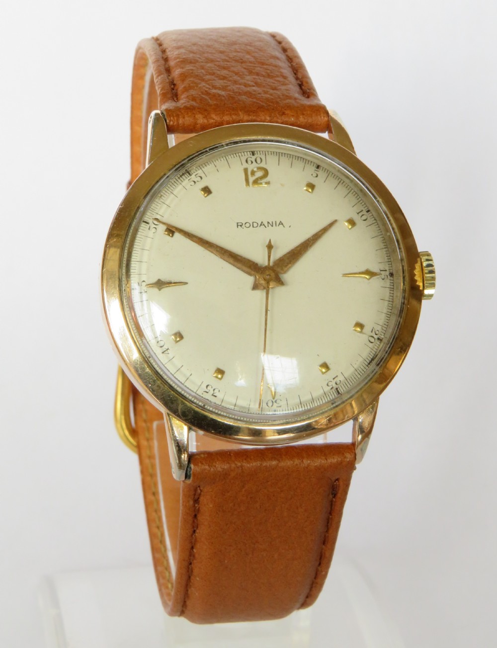 Gents 1950s Rodania De Luxe wrist watch View II
